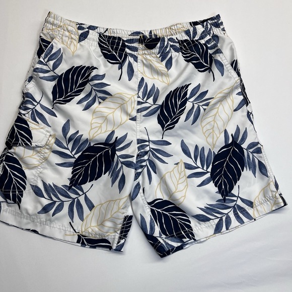 Nautica Other - Nautica Men Size M 36 Swim Trunks Shorts Hawaiian Tropical Beach Ocean Bathing